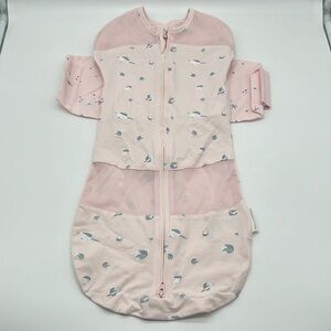 Happiest Baby Snoo sleep sack with attachments size M pink planets